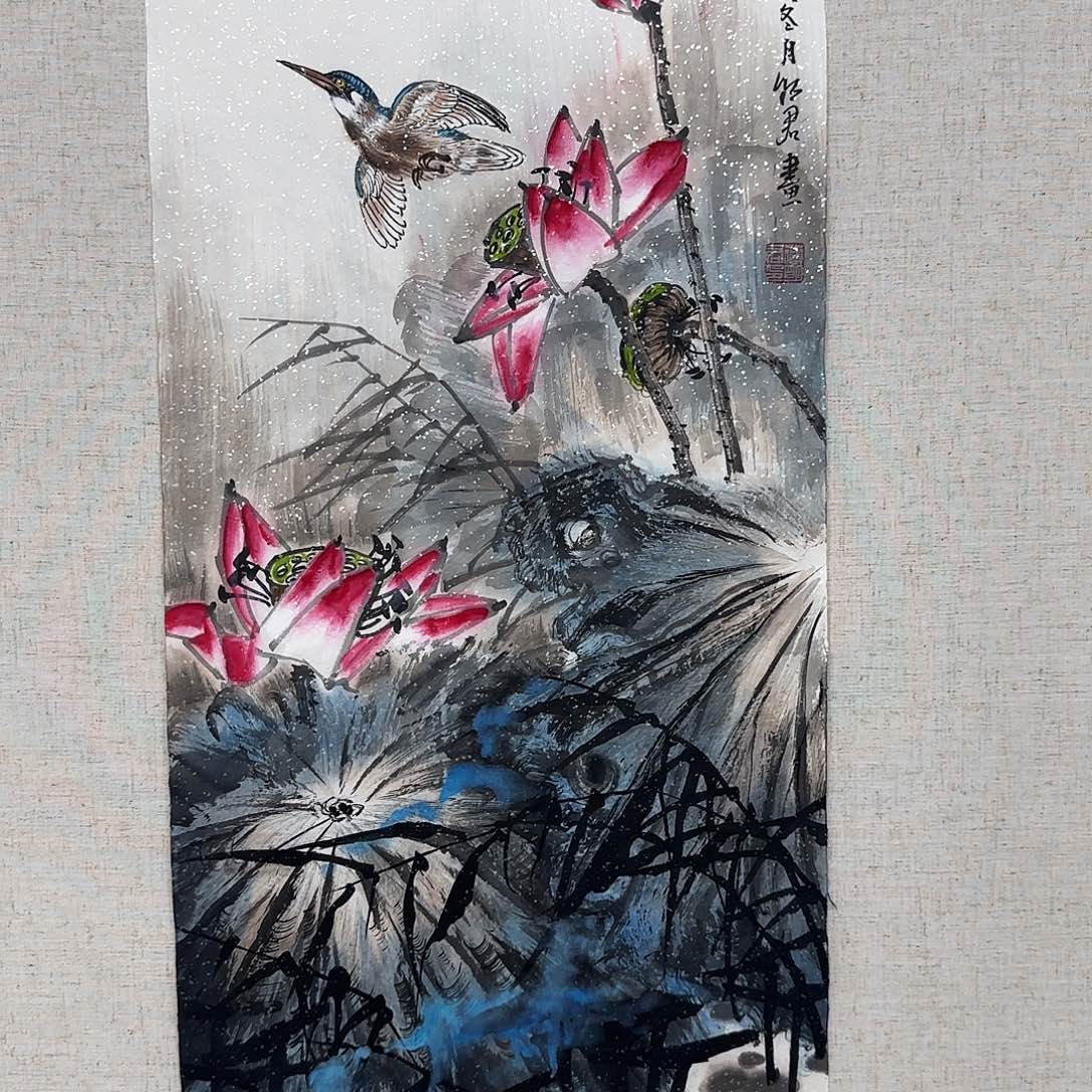 国画薄明君老师精品国画