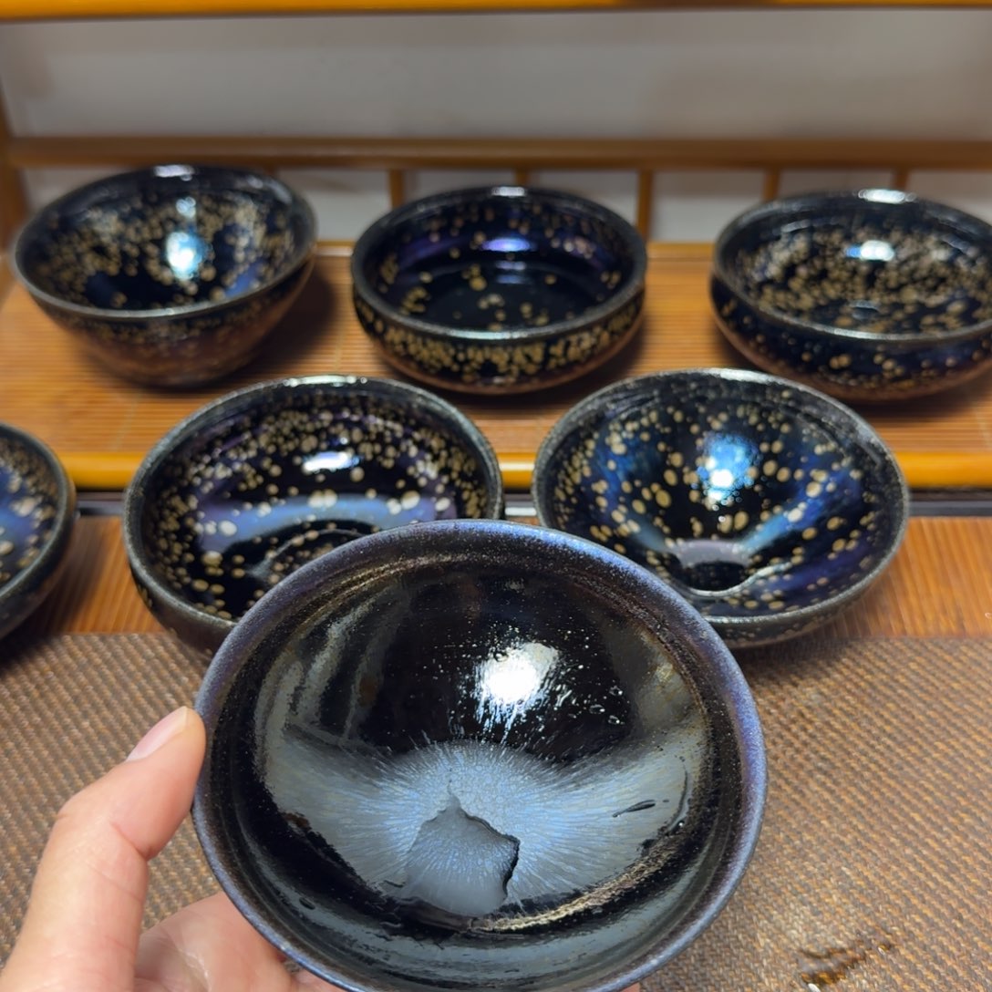 茶盏五*建盏手工制作主人杯茶杯