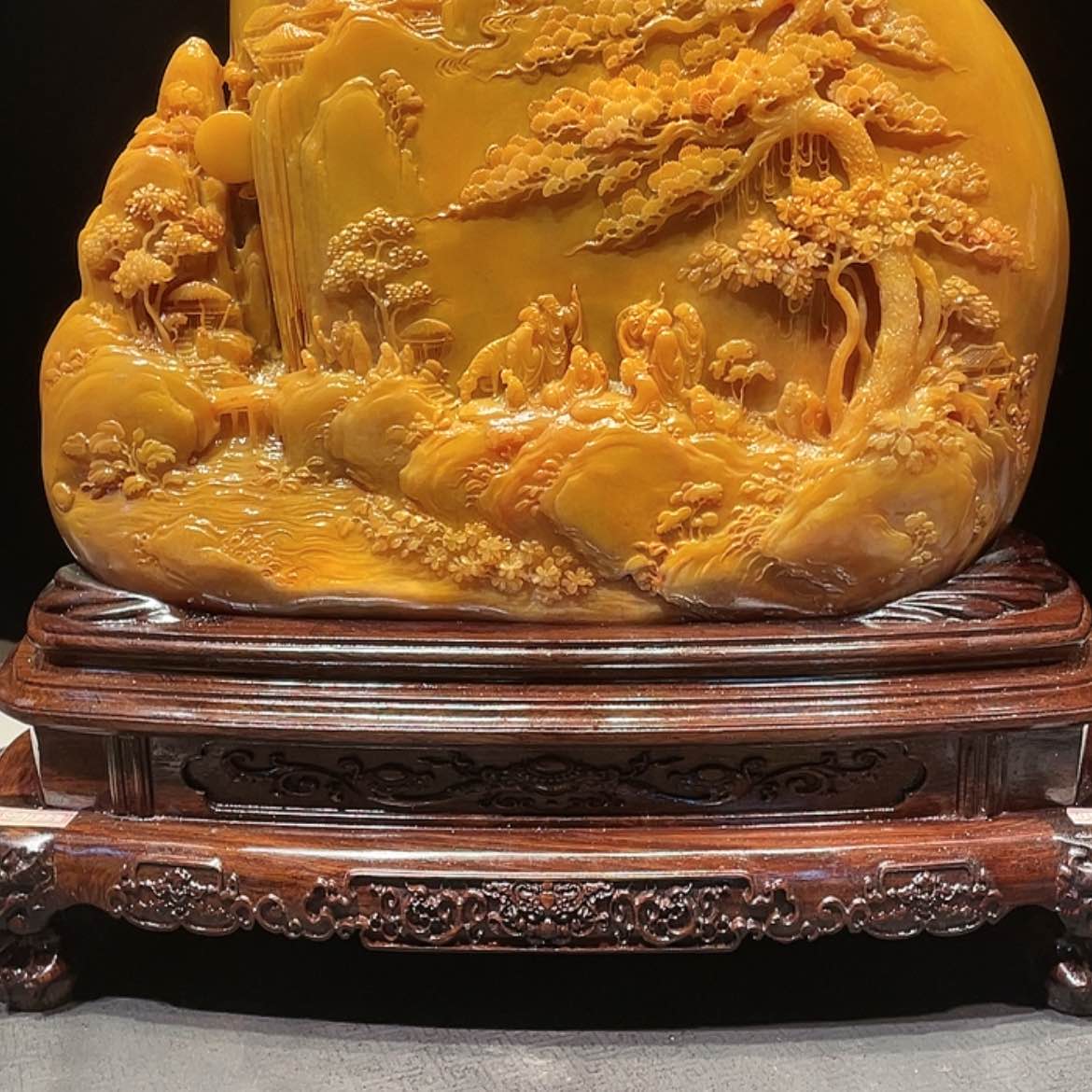 【闪购商品】寿山石用****9山水画作品欣赏