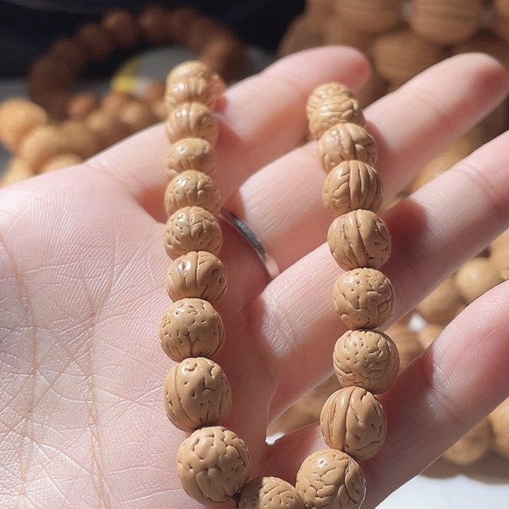 桃核吊坠桃核手串野生45