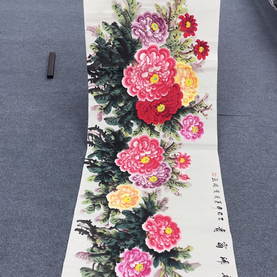国画国画作品小姐姐放漏…