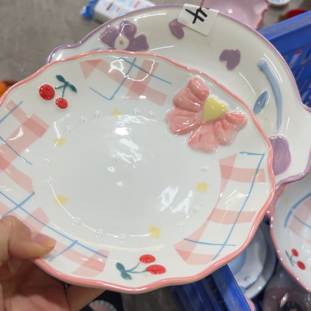 陶瓷片高温陶瓷釉下彩微瑕！