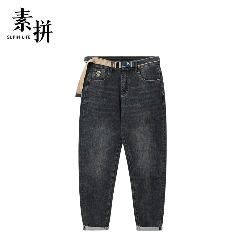 素拼牛仔裤SPBZK457064AM2