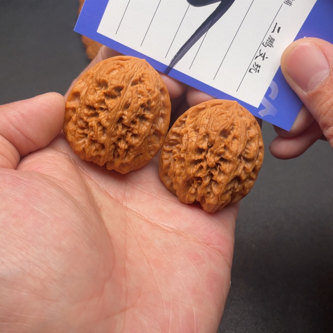 文玩核桃把件将军膀39