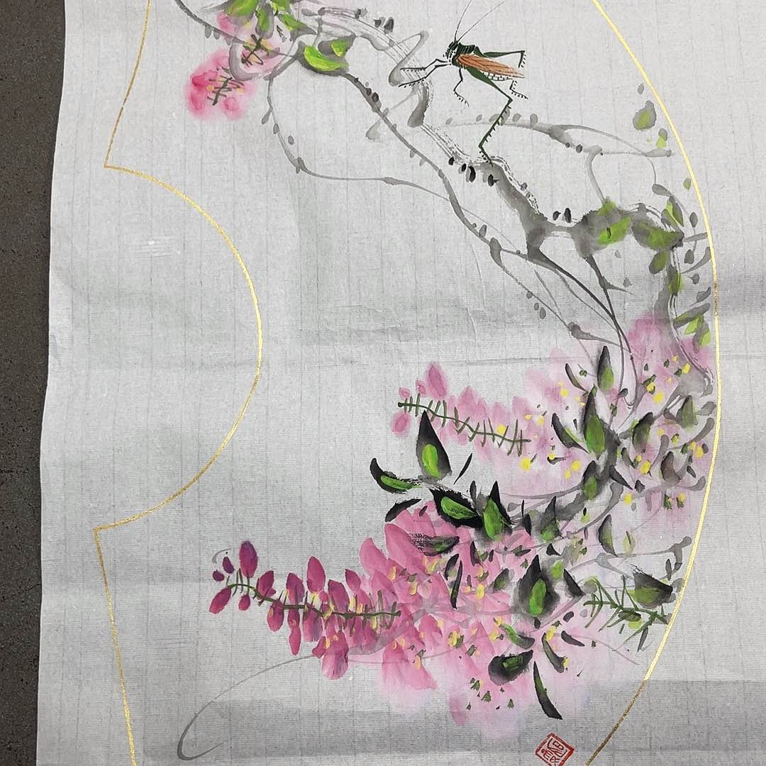绘画枫*韩江书画陈志明