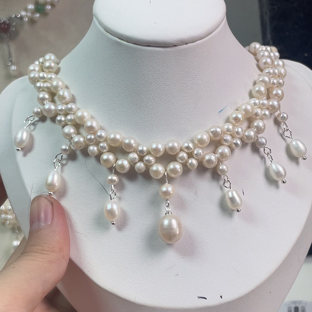 未镶嵌淡水珍珠耳饰