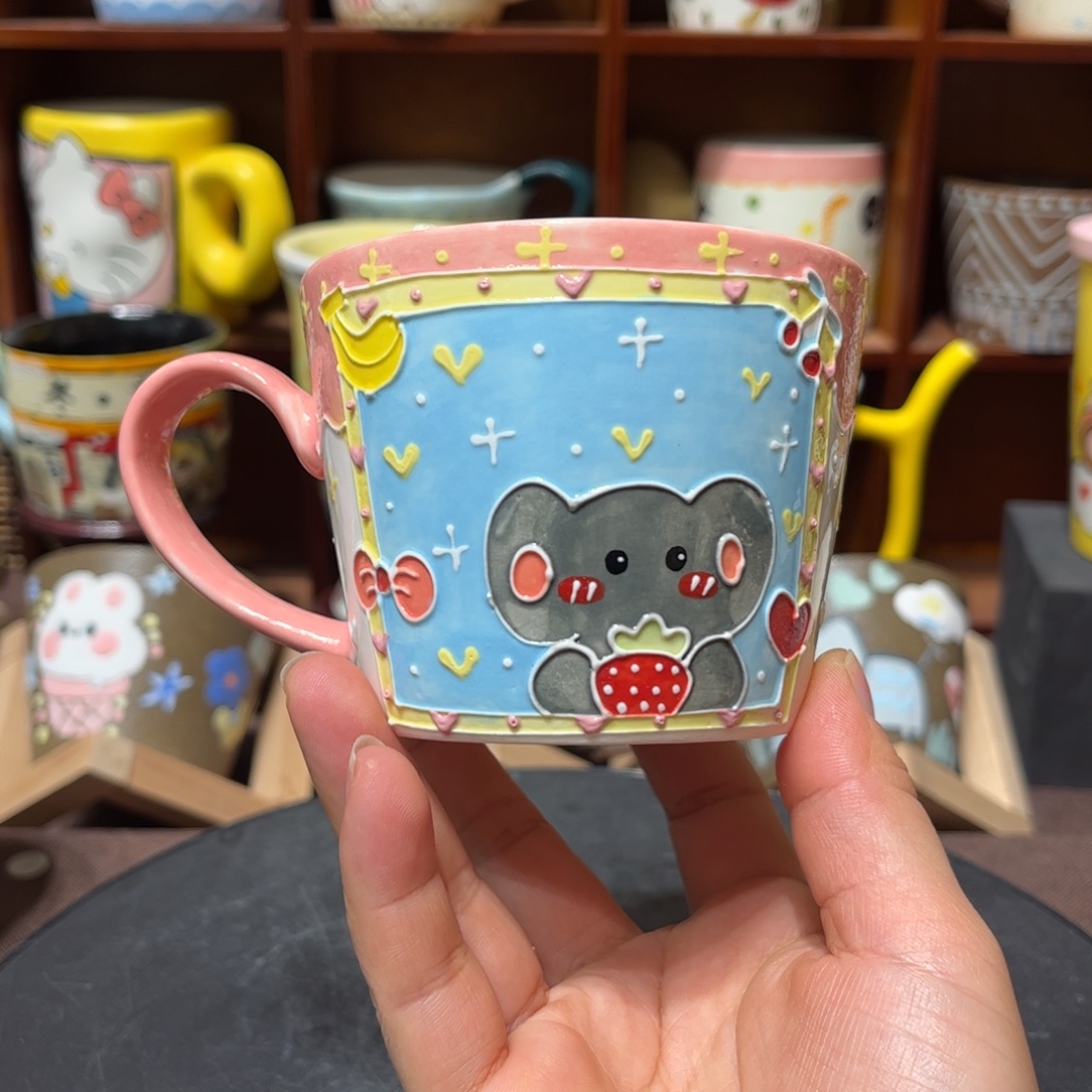 杯子陶景德镇陶瓷马克杯