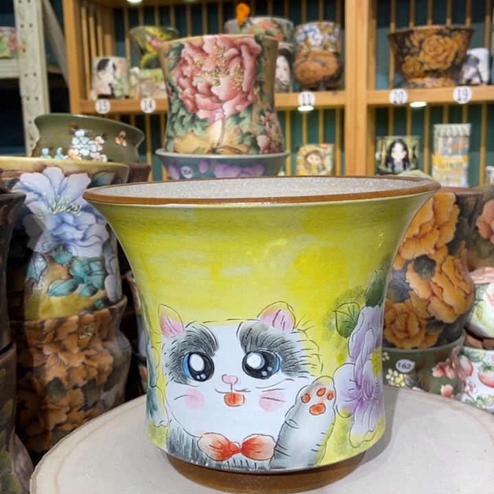 红陶景德镇艺术手绘作品