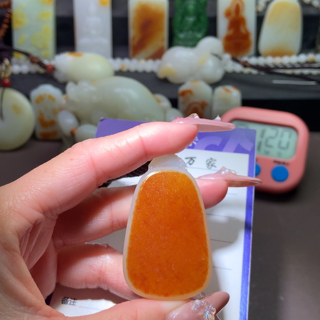 和田玉挂件未镶嵌u****6