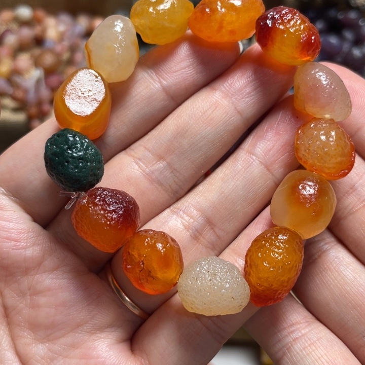 玛瑙/玉髓未镶嵌手链