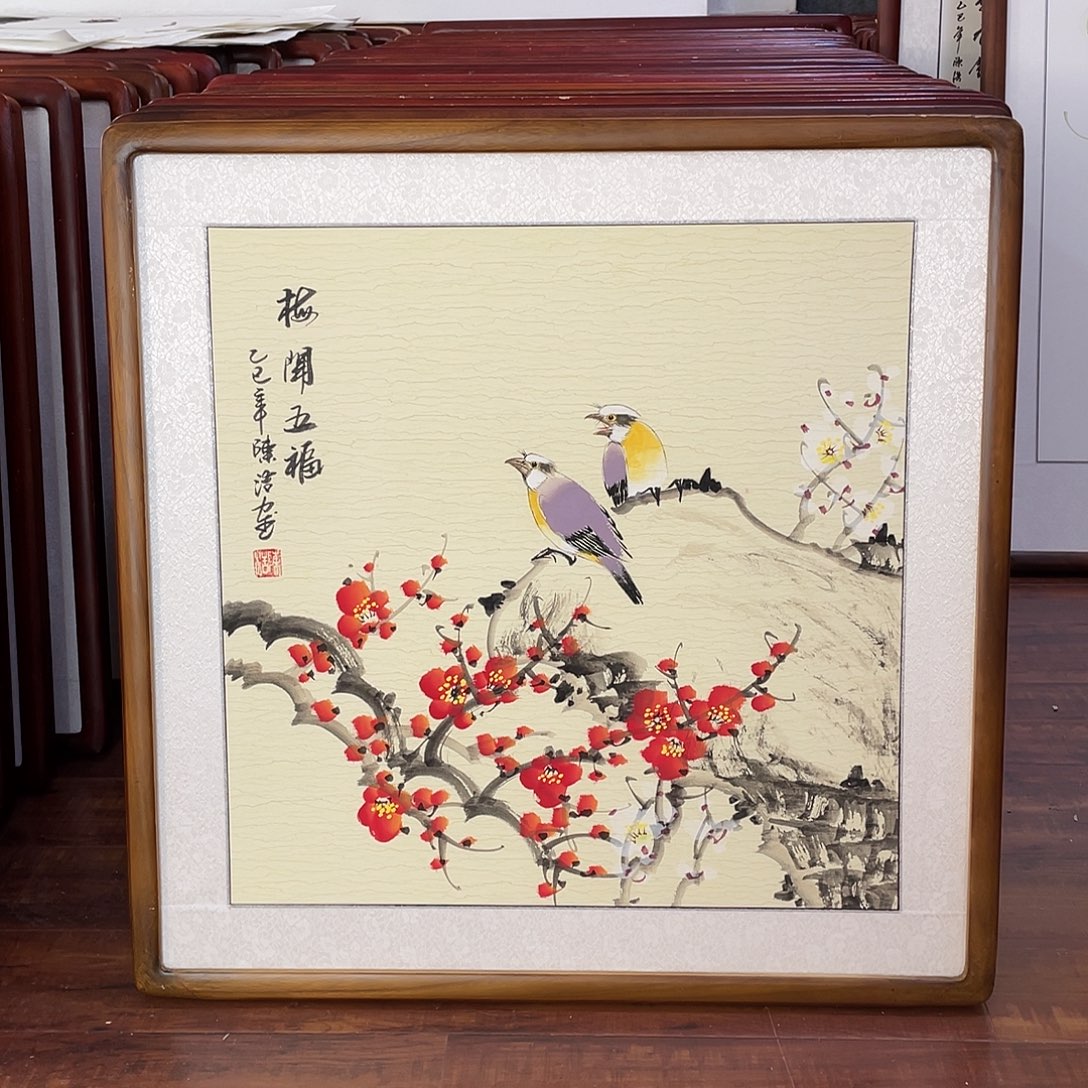 国画带框尺寸63*63厘米