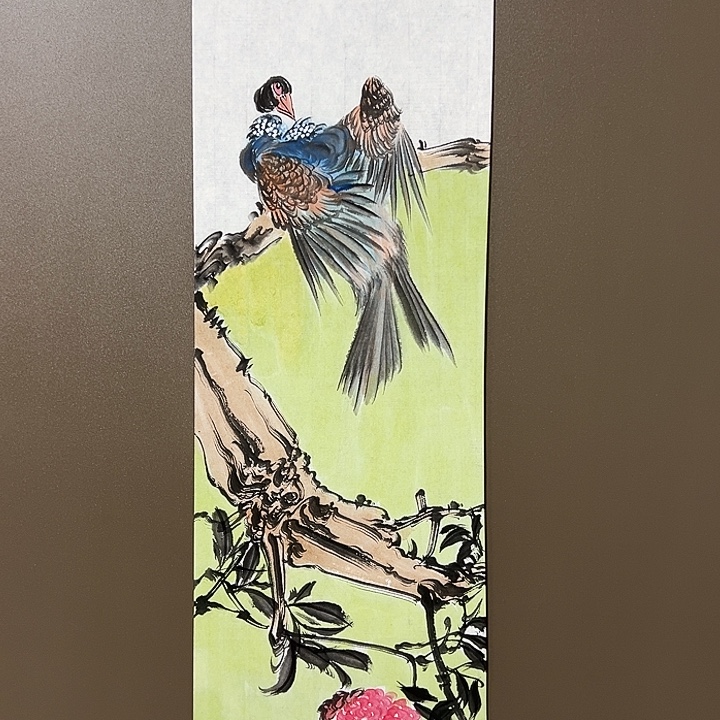 国画黄栩  手绘原创