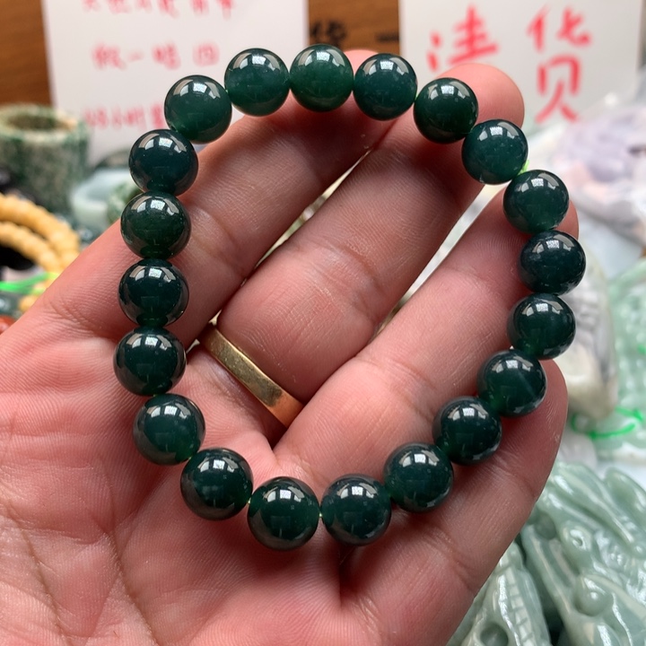 翡翠未镶嵌颈饰保真天然a货翡翠