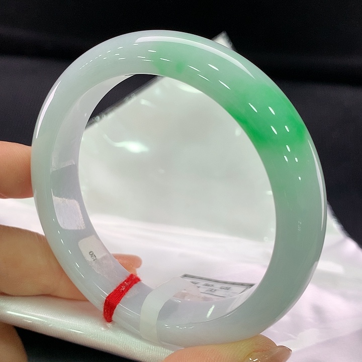 翡翠手镯未镶嵌正圈57-58