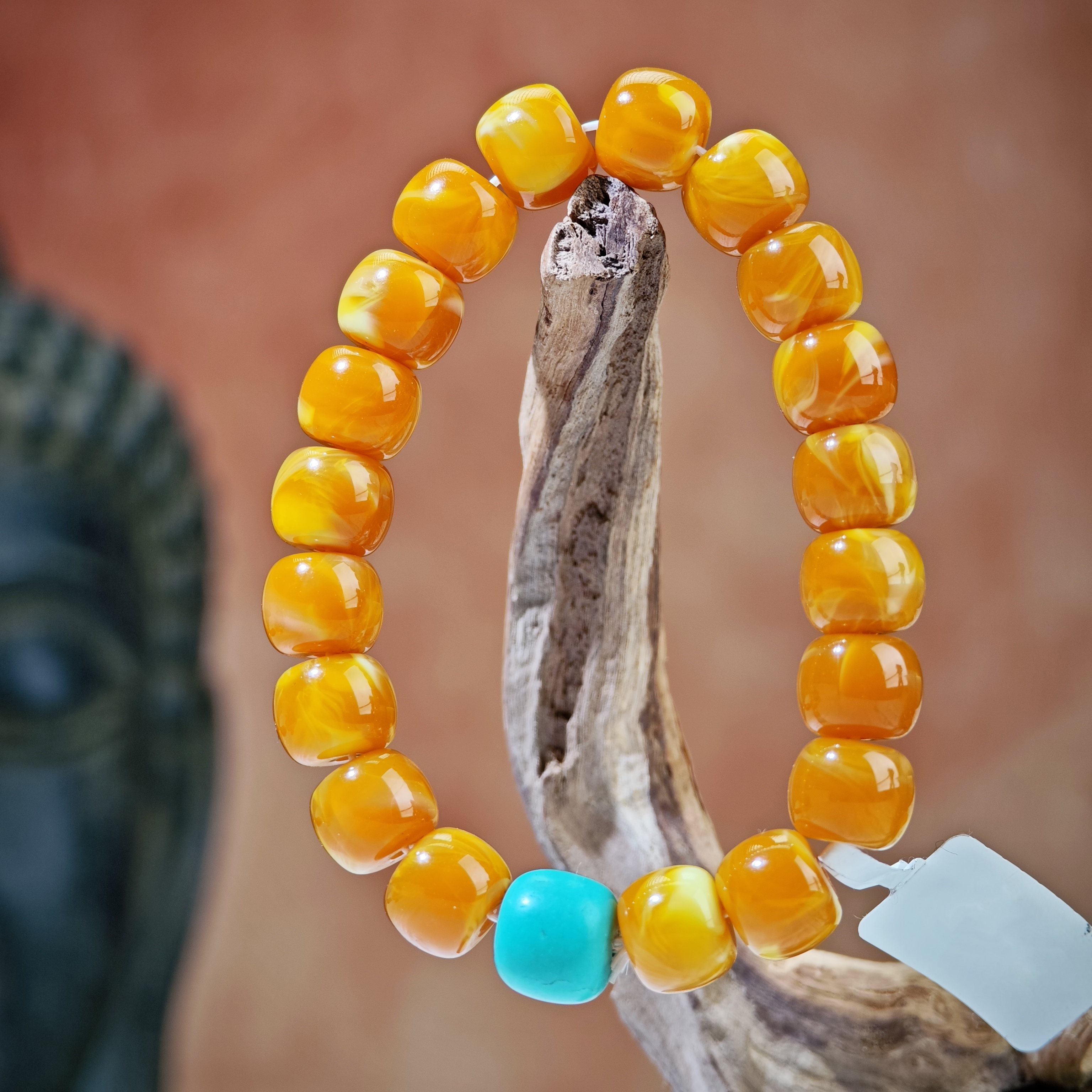 鸡油黄手串精品手串搭配F