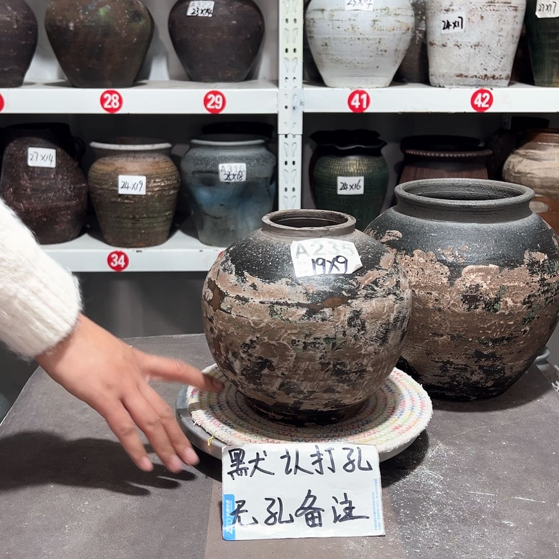 红陶中号花球无孔备注