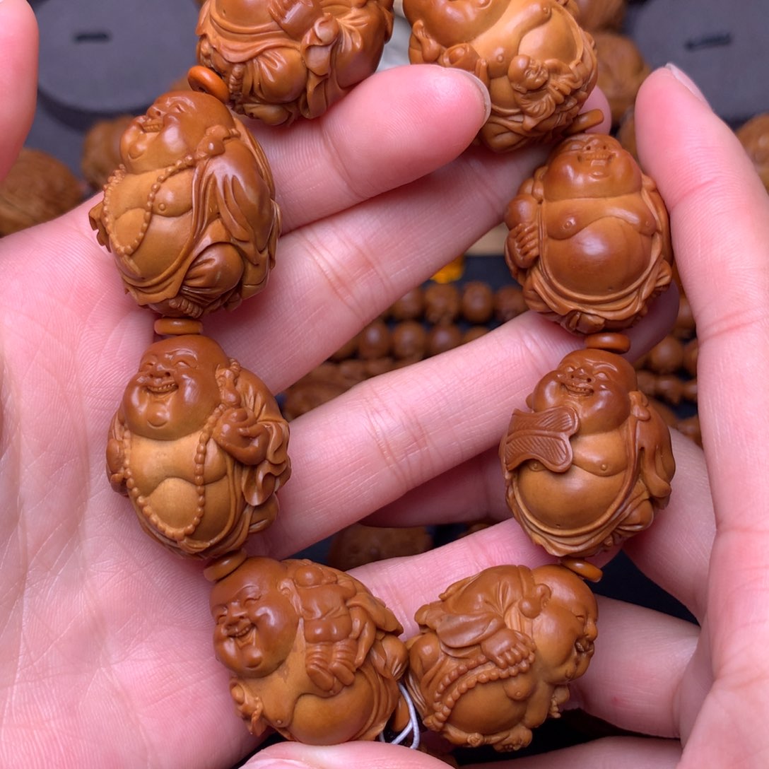 橄榄核手串/手链童子弥勒