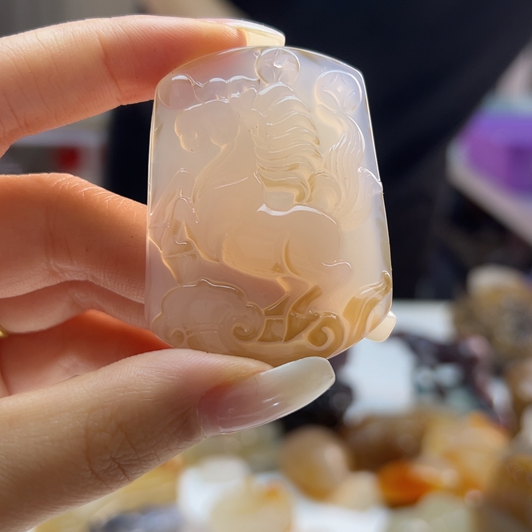 玛瑙/玉髓未镶嵌吊坠(不含链)