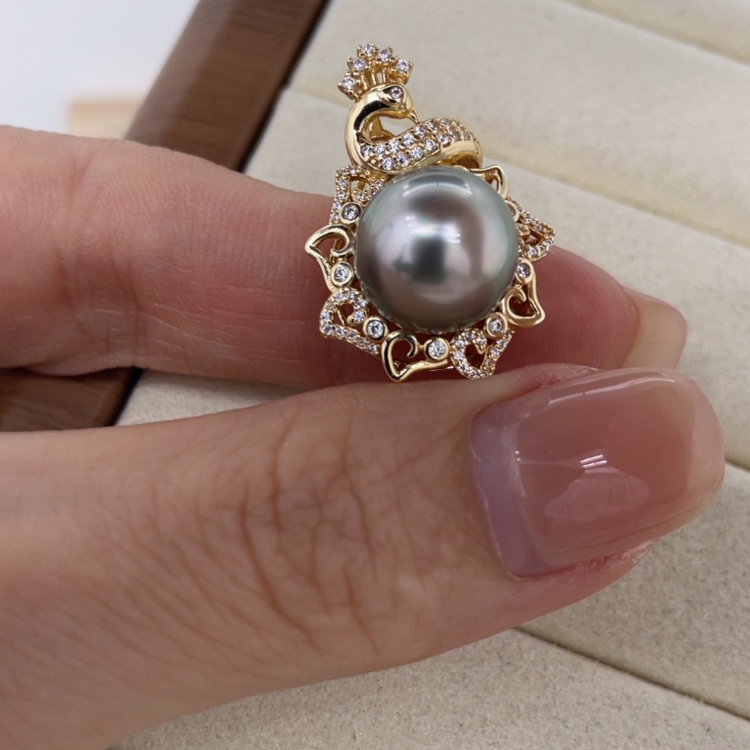 颈饰海水珍珠银S925镶嵌