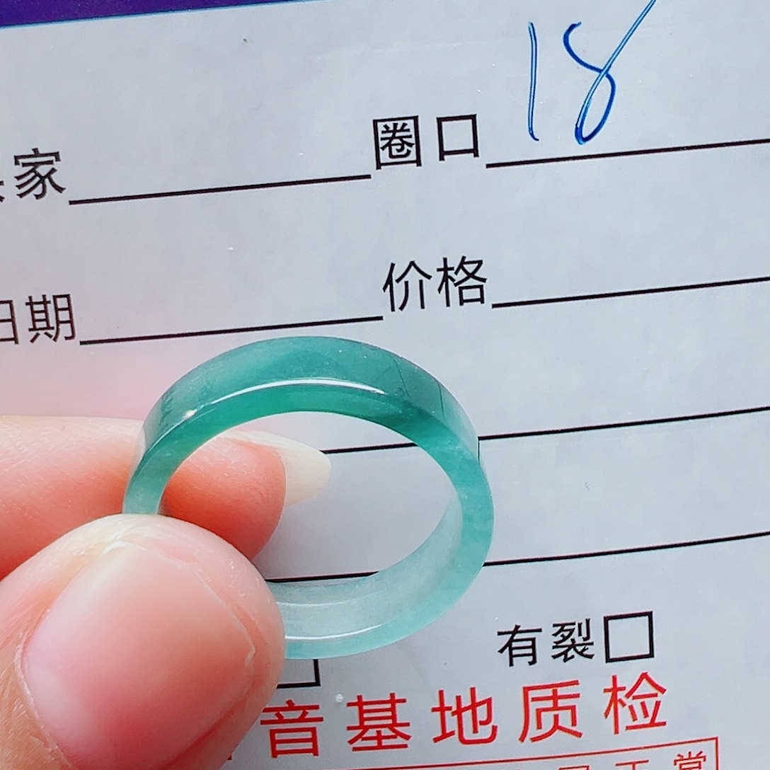 未镶嵌戒指翡翠本****~戒圈