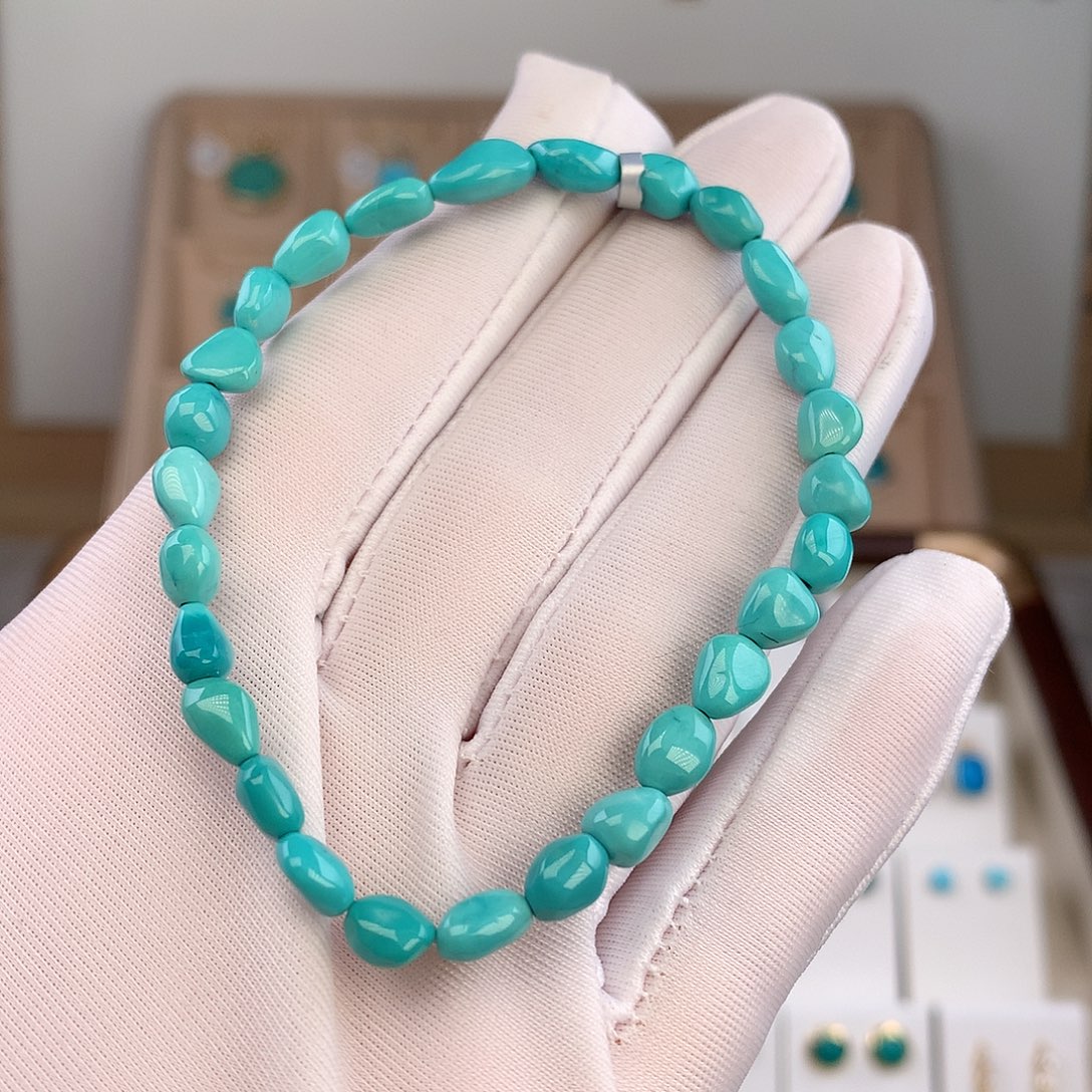 绿松石未镶嵌手链