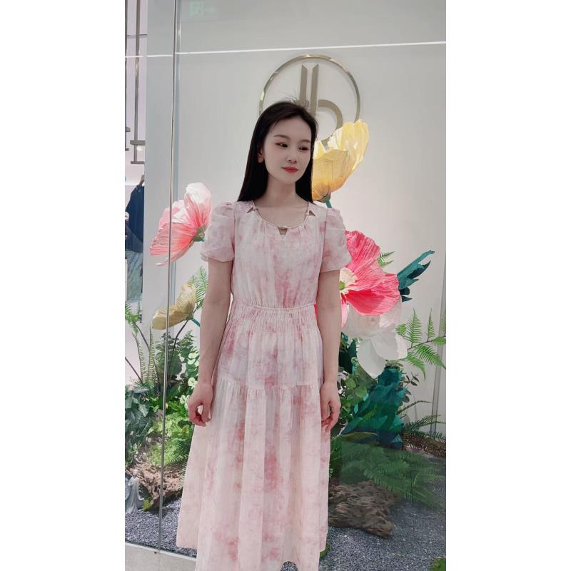 YPQ9908时尚套装百搭裙子夏季印花显瘦上衣连衣裙女士连衣裙