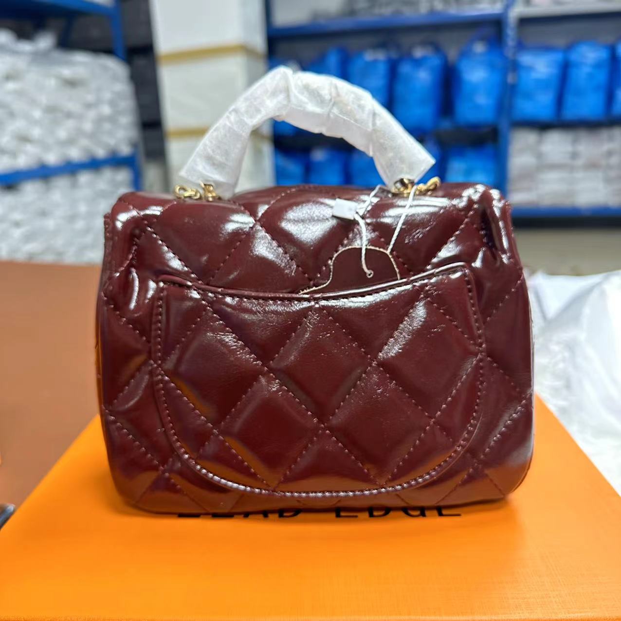 【小裴DYL240914】手提包小香风轻奢时尚百搭女士单肩菱格肩包