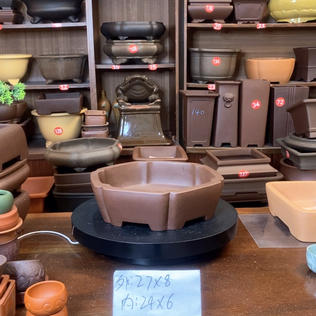 紫砂花盆紫砂花盆