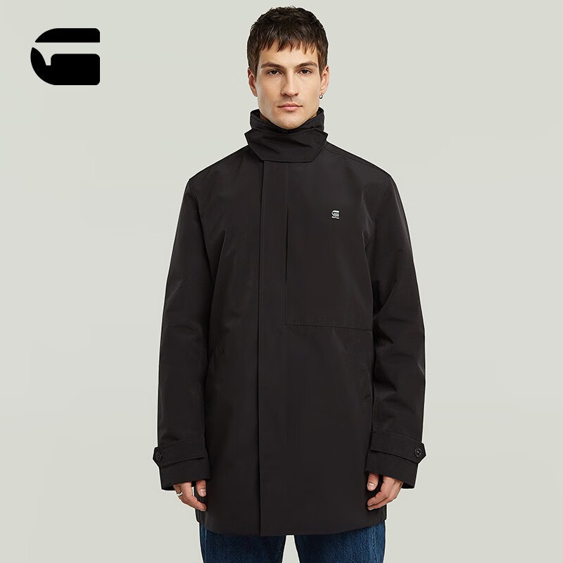 G-STAR RAW25年秋季新款Garber宽松立领潮流风衣男士时尚百搭舒适