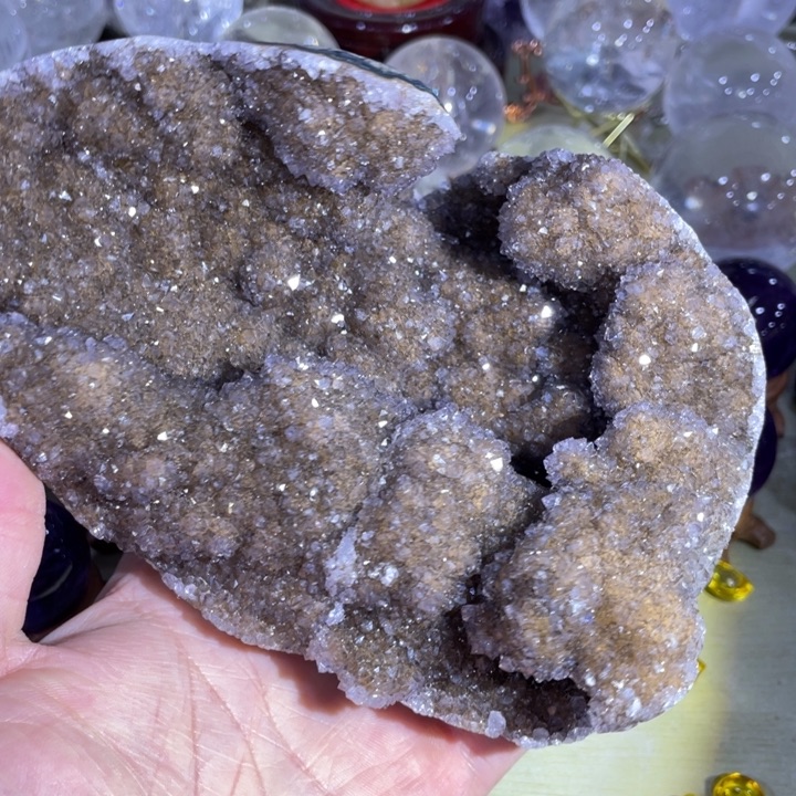 紫晶水晶球未镶嵌