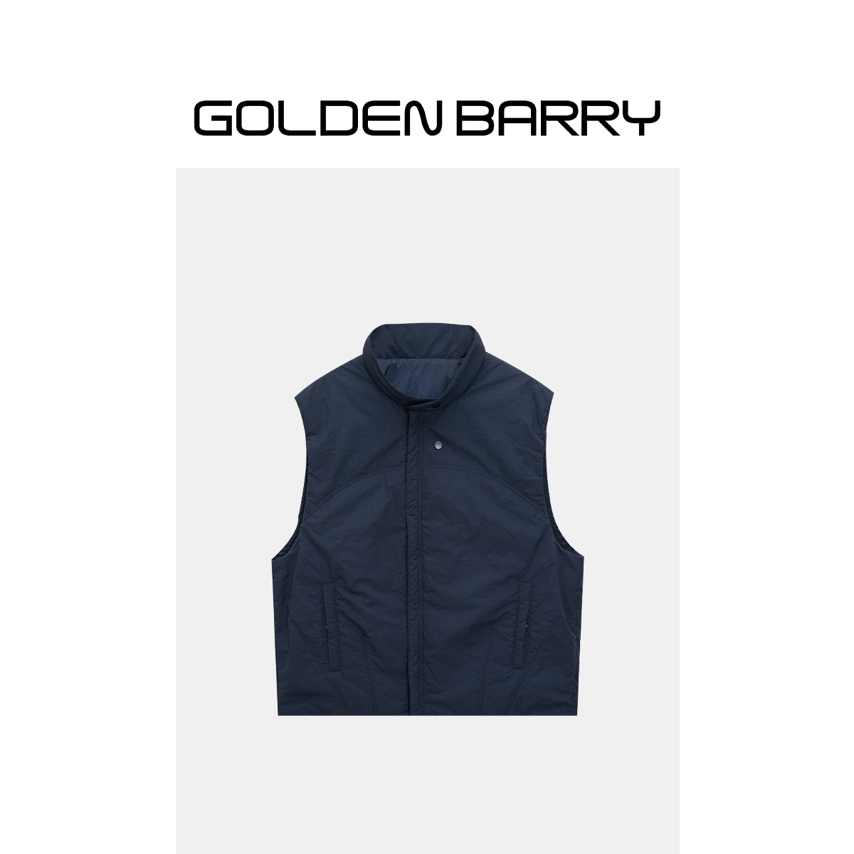 GOLDENBARRY|135041低调藏青女装马甲