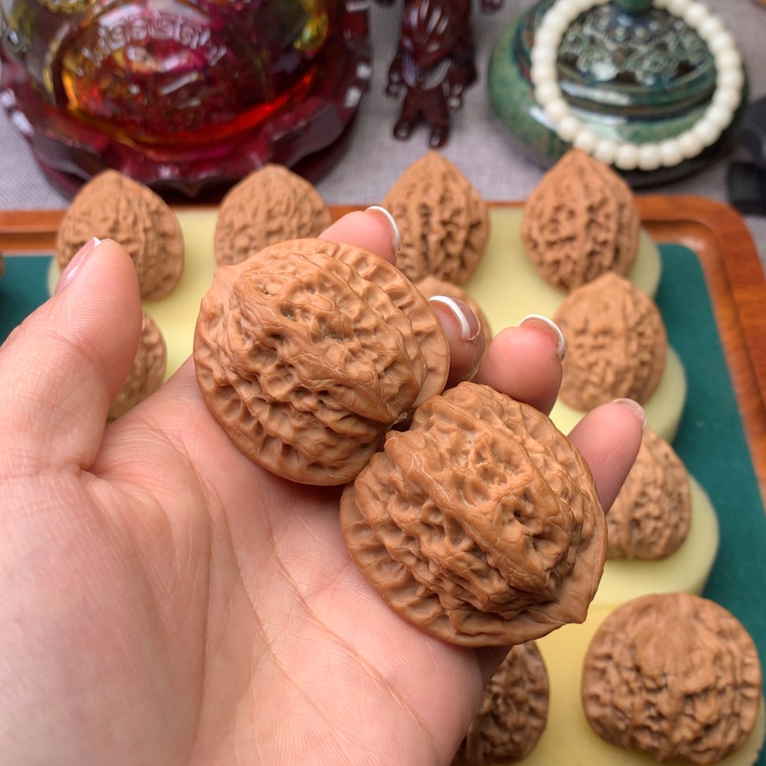 文玩核桃把件佛肚40