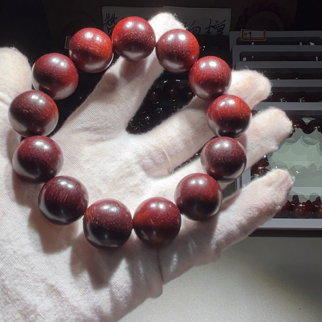 秋***意非洲檀香无事牌赞比亚血檀