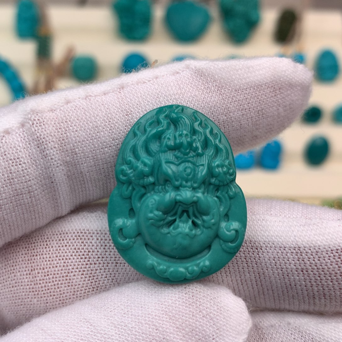 绿松石珠宝奇石未镶嵌