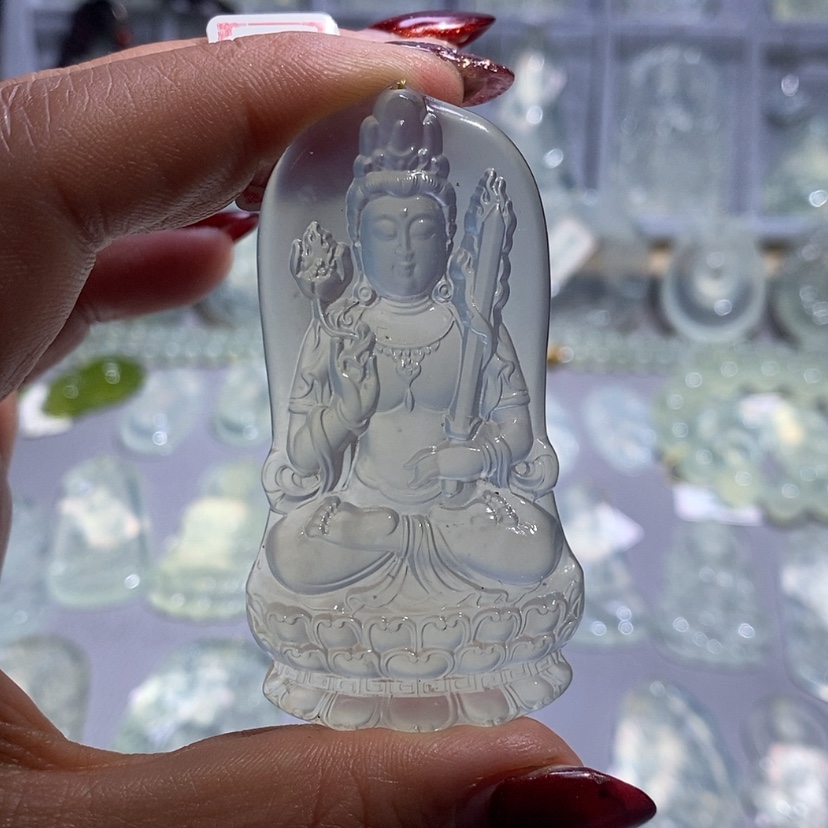 【闪购商品】岫玉颈饰未镶嵌飞**鱼