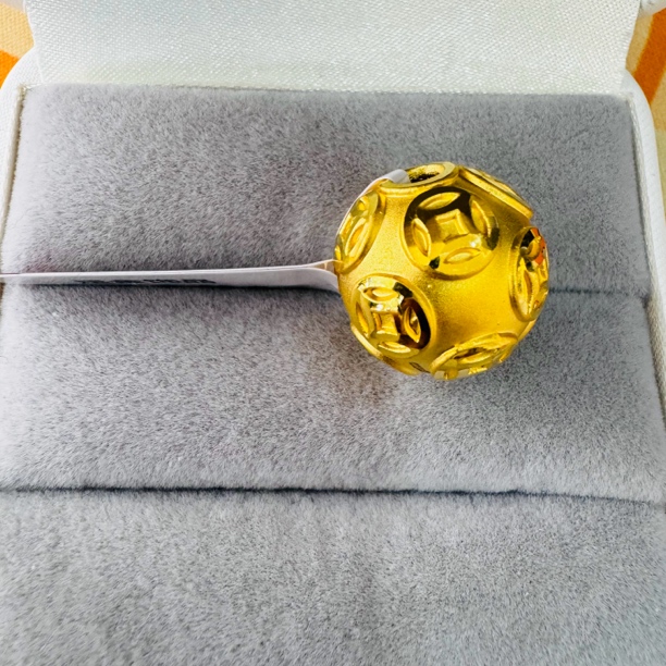 【莹莹专享】足金999饰品 大金球 2.41 GP