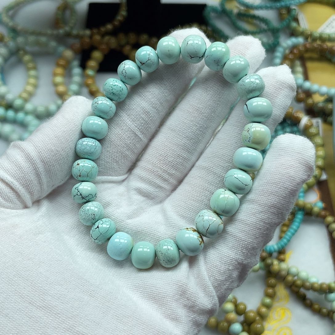 未镶嵌绿松石珠宝奇石白**_