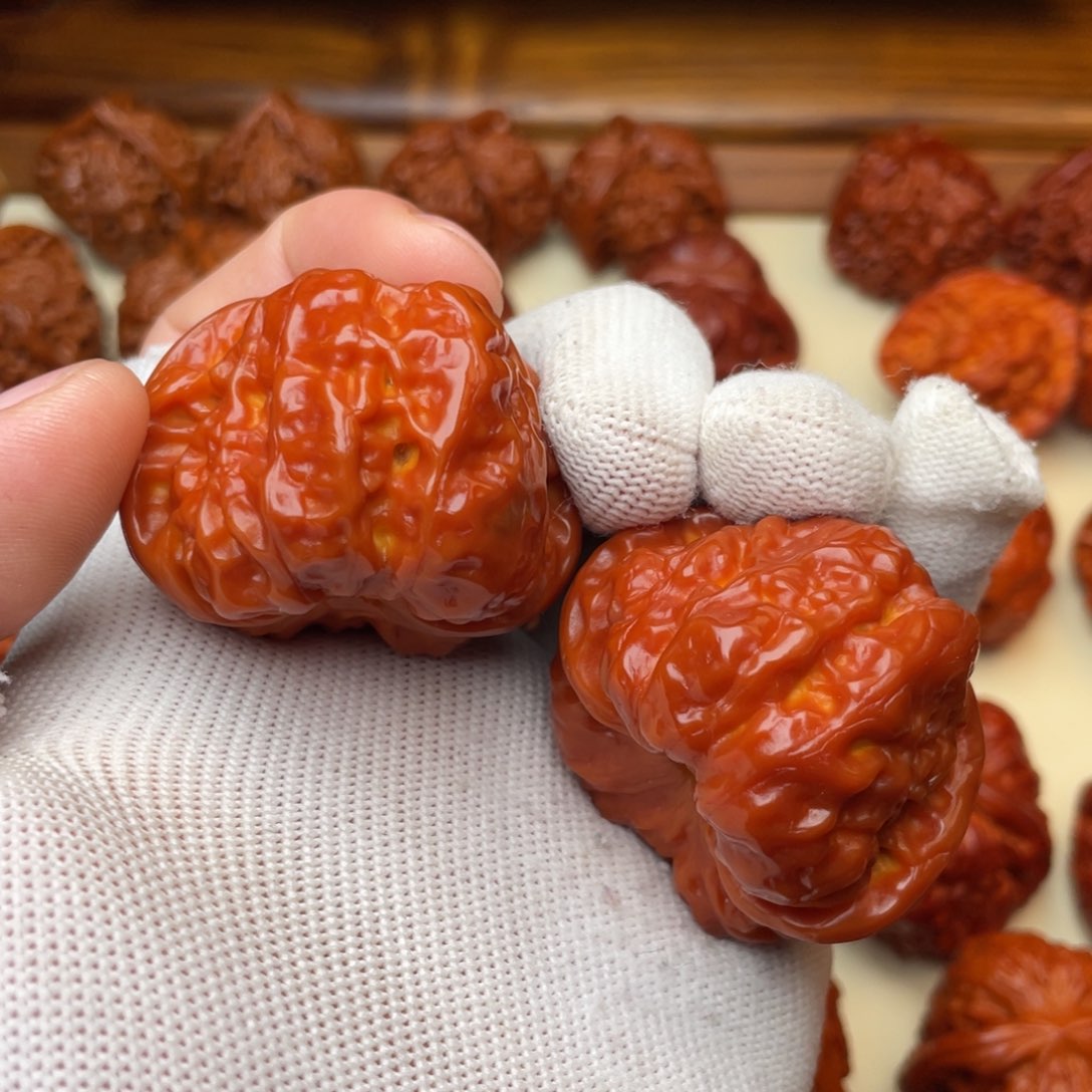 文玩核桃把件芦*良蛤蟆43