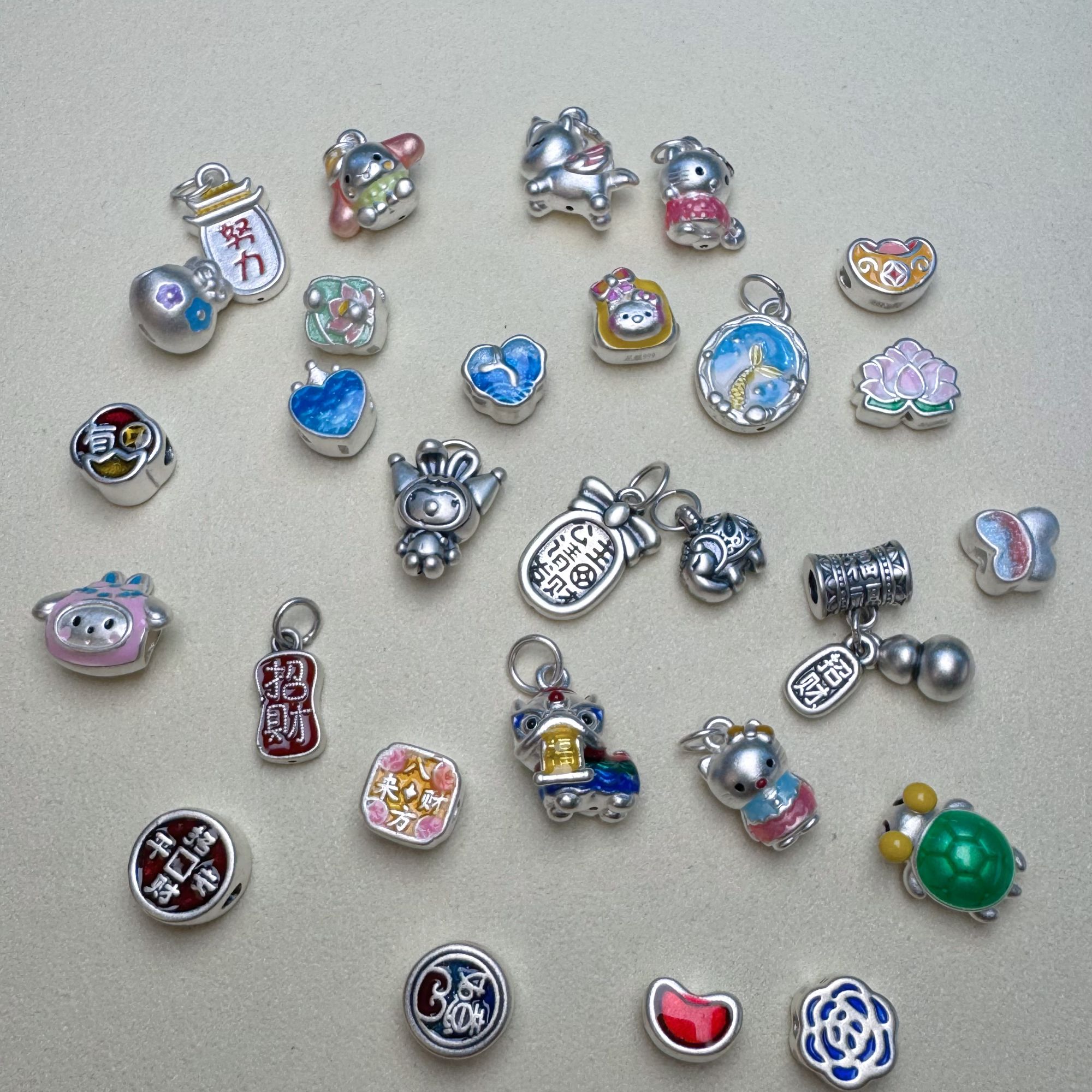 足银锦纶手链  【熙银坊】999和925 银制品手工编手绳 时尚创意复古