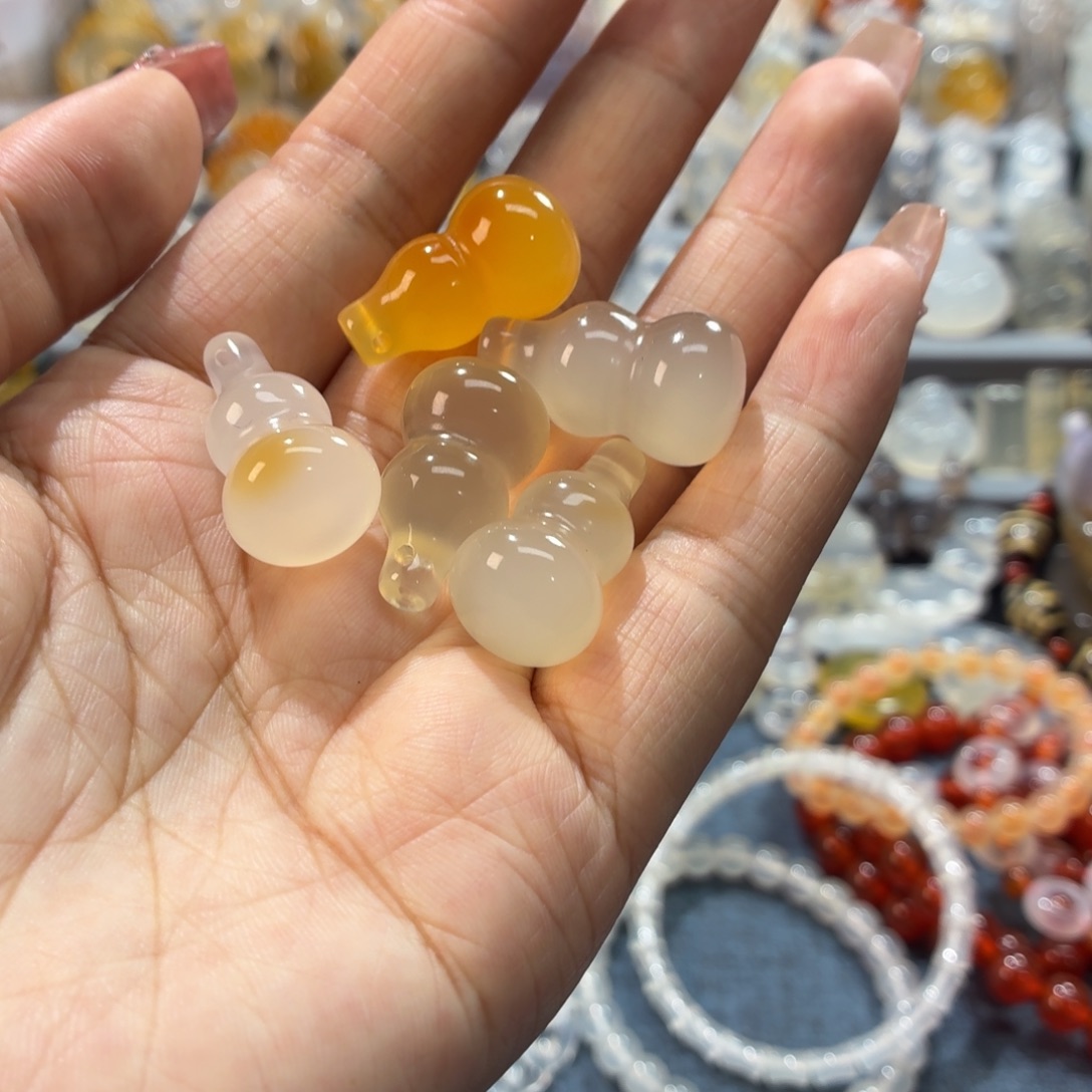 玛瑙/玉髓未镶嵌吊坠(不含链)