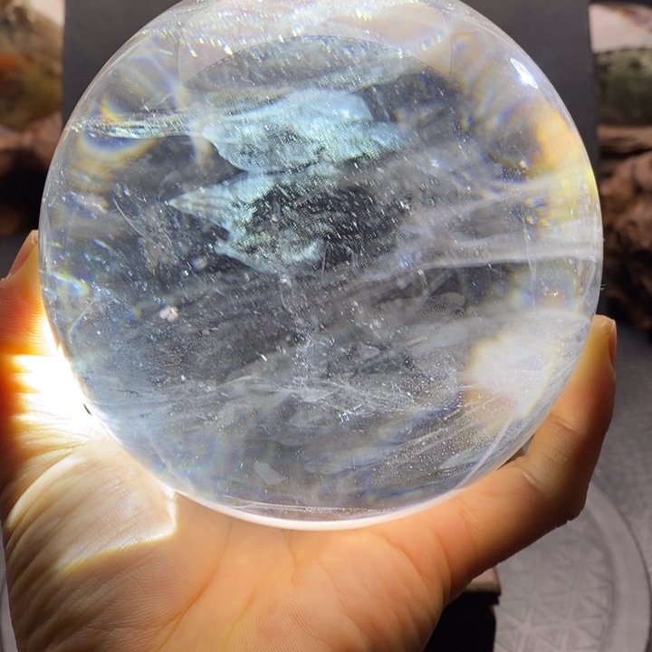 水晶天然水晶居家办公摆件未镶嵌