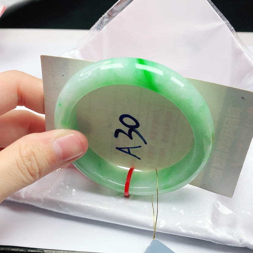 【闪购商品】翡翠手镯未镶嵌天然缅甸a货手镯53