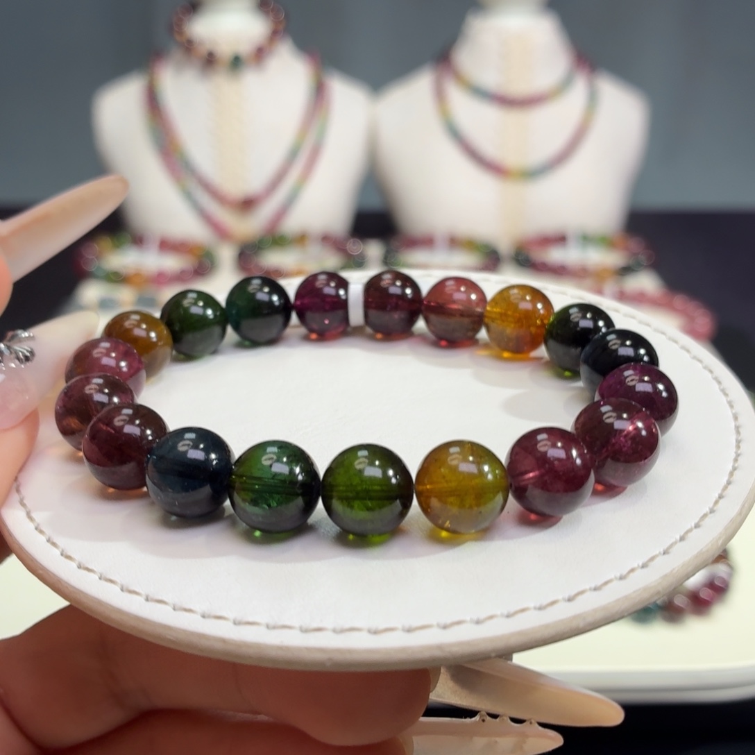 手链未镶嵌碧玺天然碧玺