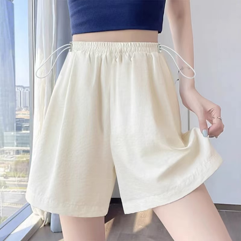 【品牌清仓】孕妇夏季薄款外穿宽松无托腹抽绳山本奶芙阔腿五分短裤