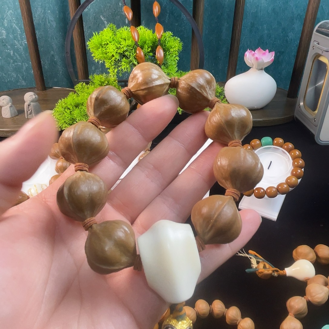 橄榄核手串/手链2425四花铁核