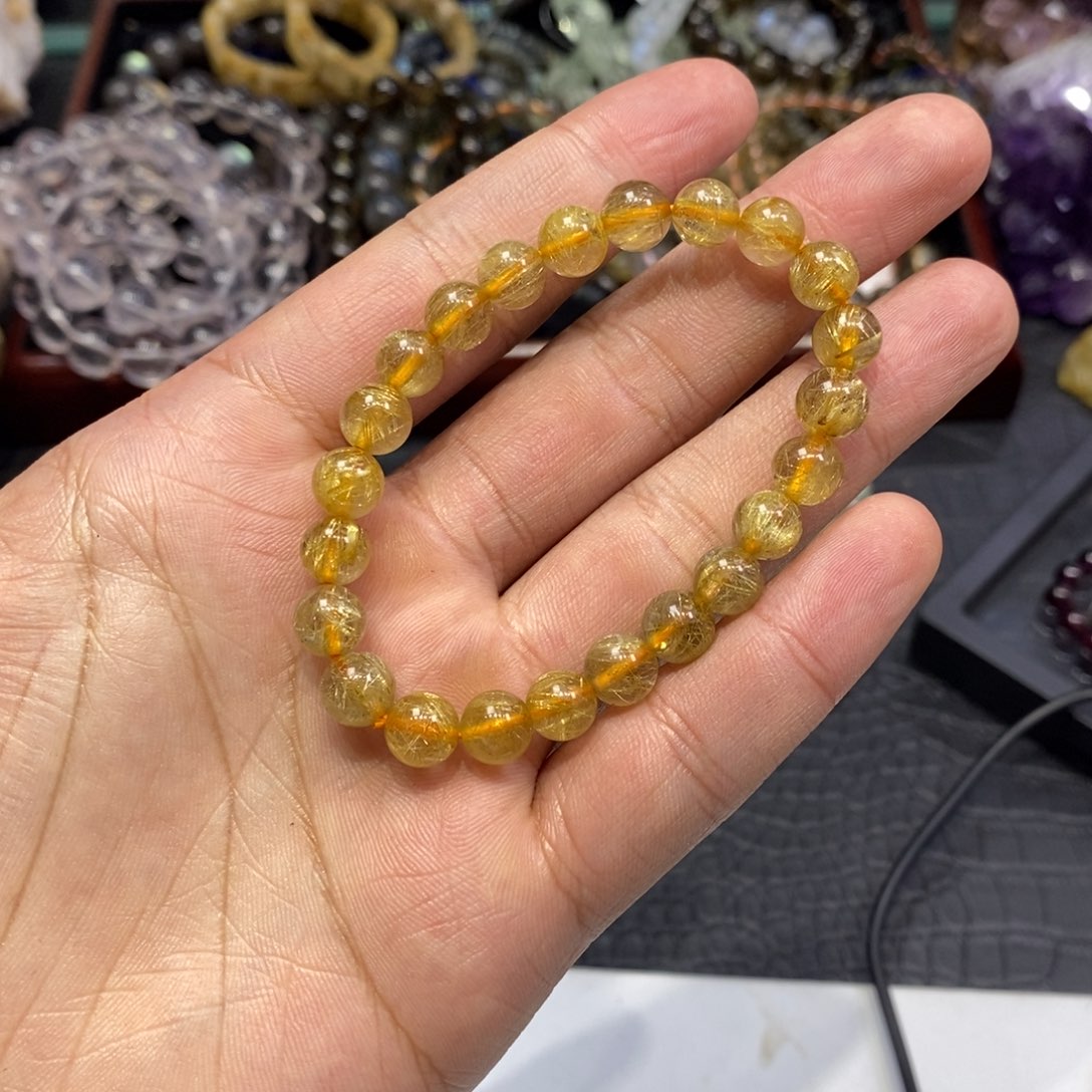 水晶手链未镶嵌金发8.3