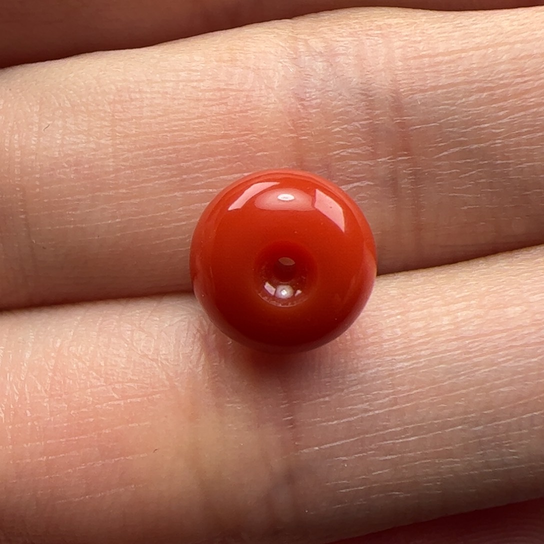 南红玛瑙原矿南红8mm未镶嵌J***r