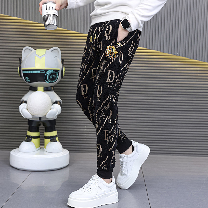 阿凯严选  欧洲站秋季新款男士欧版潮流时尚百搭时尚个性休闲裤