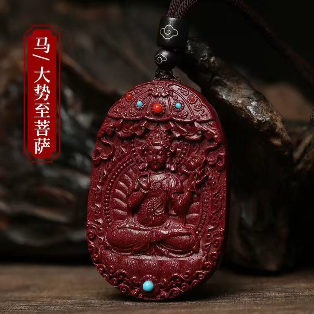 【师傅推荐】十二生肖守护神朱砂辰砂树脂男女项链本命年挂件