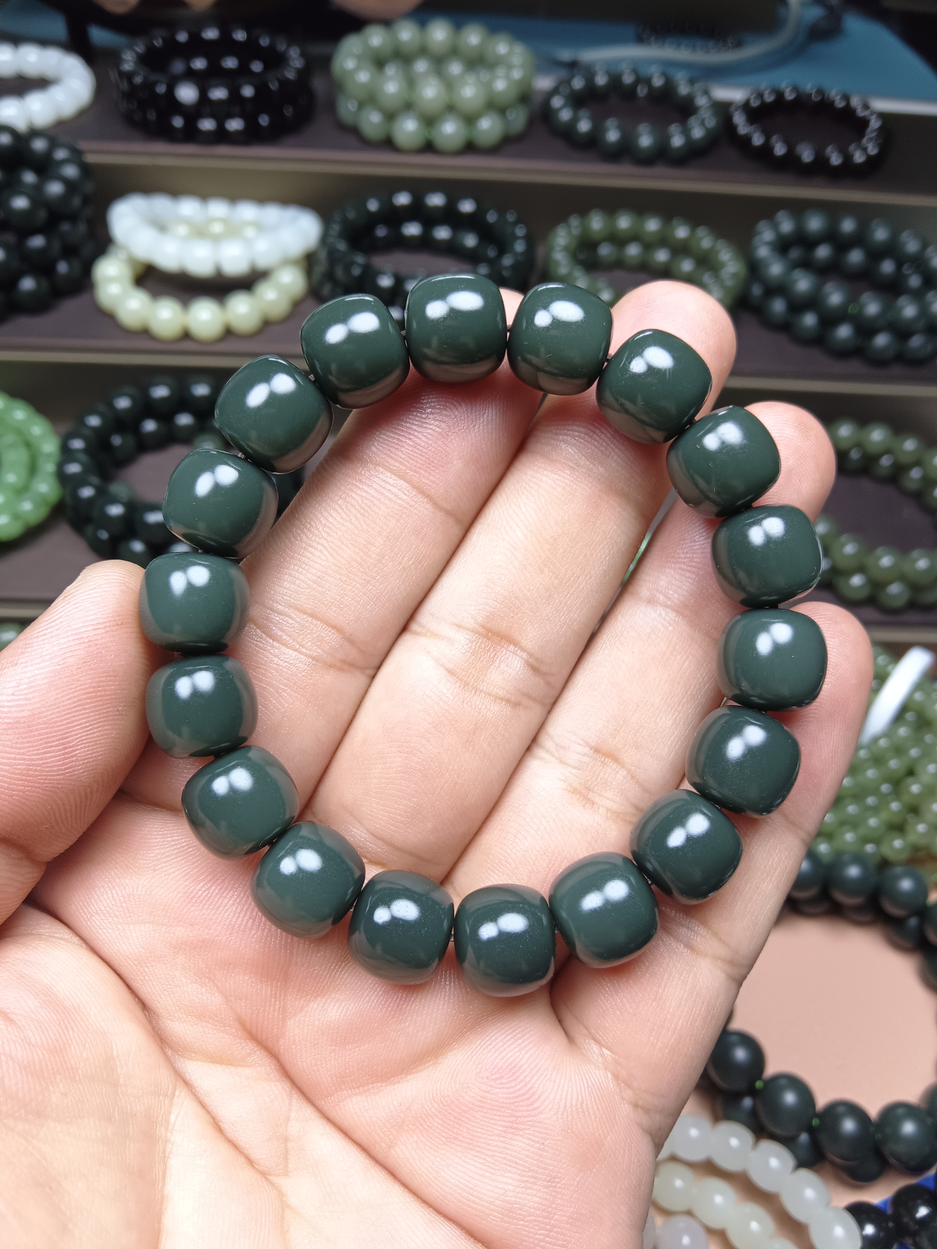 【不二】新疆和田玉青玉卡12毕业级天花板